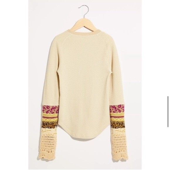 Free People In The Mix‎ Cuff Top S - Picture 1 of 9